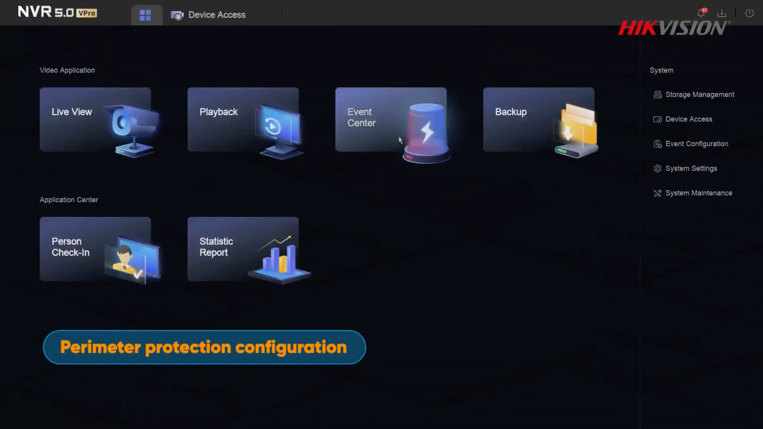 Hikvision NVR linkage method options for motion detection alerts